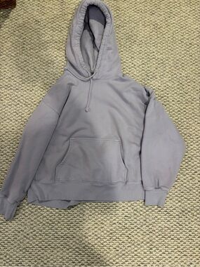 TNA Cozy Fleece Hoodie in Light Lavender